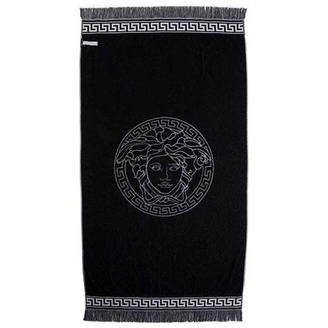 versace medusa beach towel white|Versace Towels .